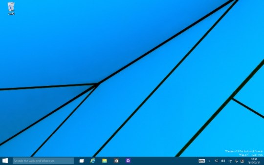 Windows 10 Technical Preview Build 9926のピクチャログオン