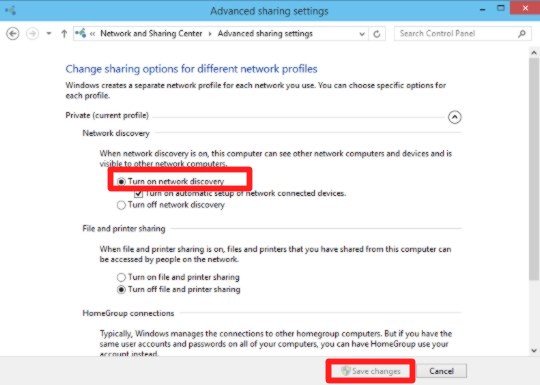 ＃Windows 10 Technical Previewでエクスプローラーの「ネットワーク」で共有フォルダーを表示するには