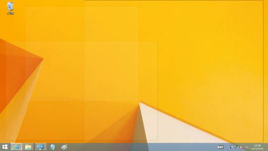 Windows 8.1のデスクトップ上に表示されているウィンドウをすべて透明化する方法
